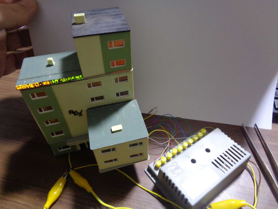 1:160 BUSCH Hotel - Restaurante com iluminação led