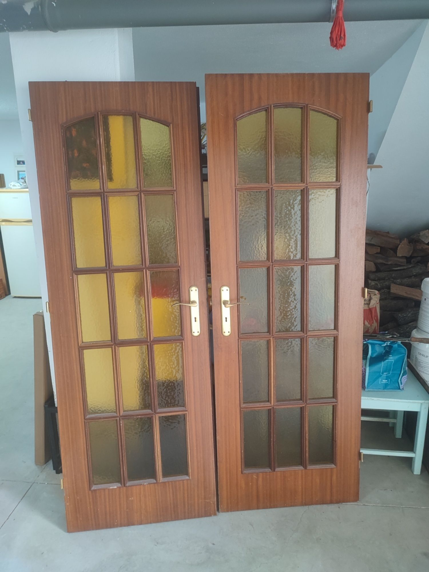 2 Portas com vidro 200 por 70