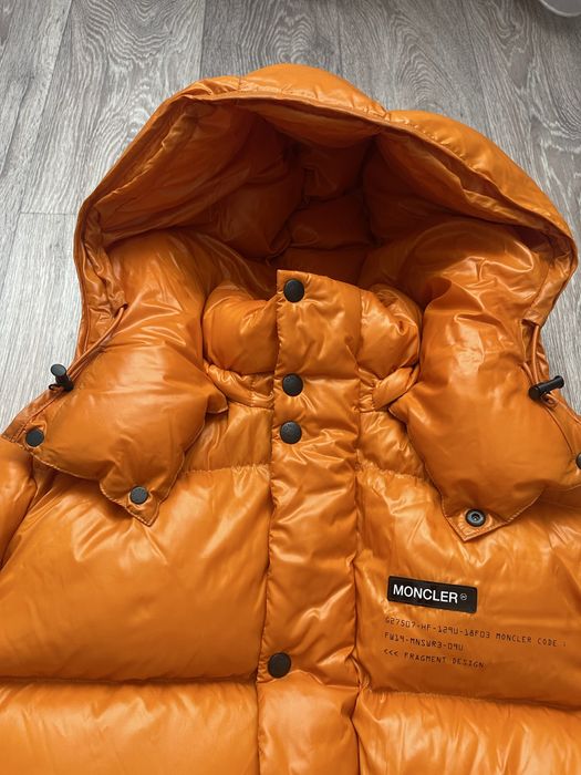 Куртка MONCLER FRAGMENT HIROSHI FUJIWARA, помаранчевого кольору
