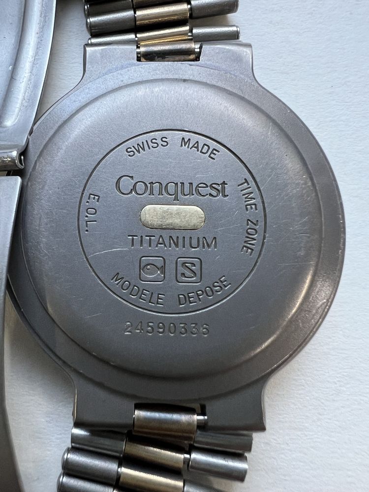 Zegarek Longines Conquest Titanium 18 karotowe zloto Zamienie