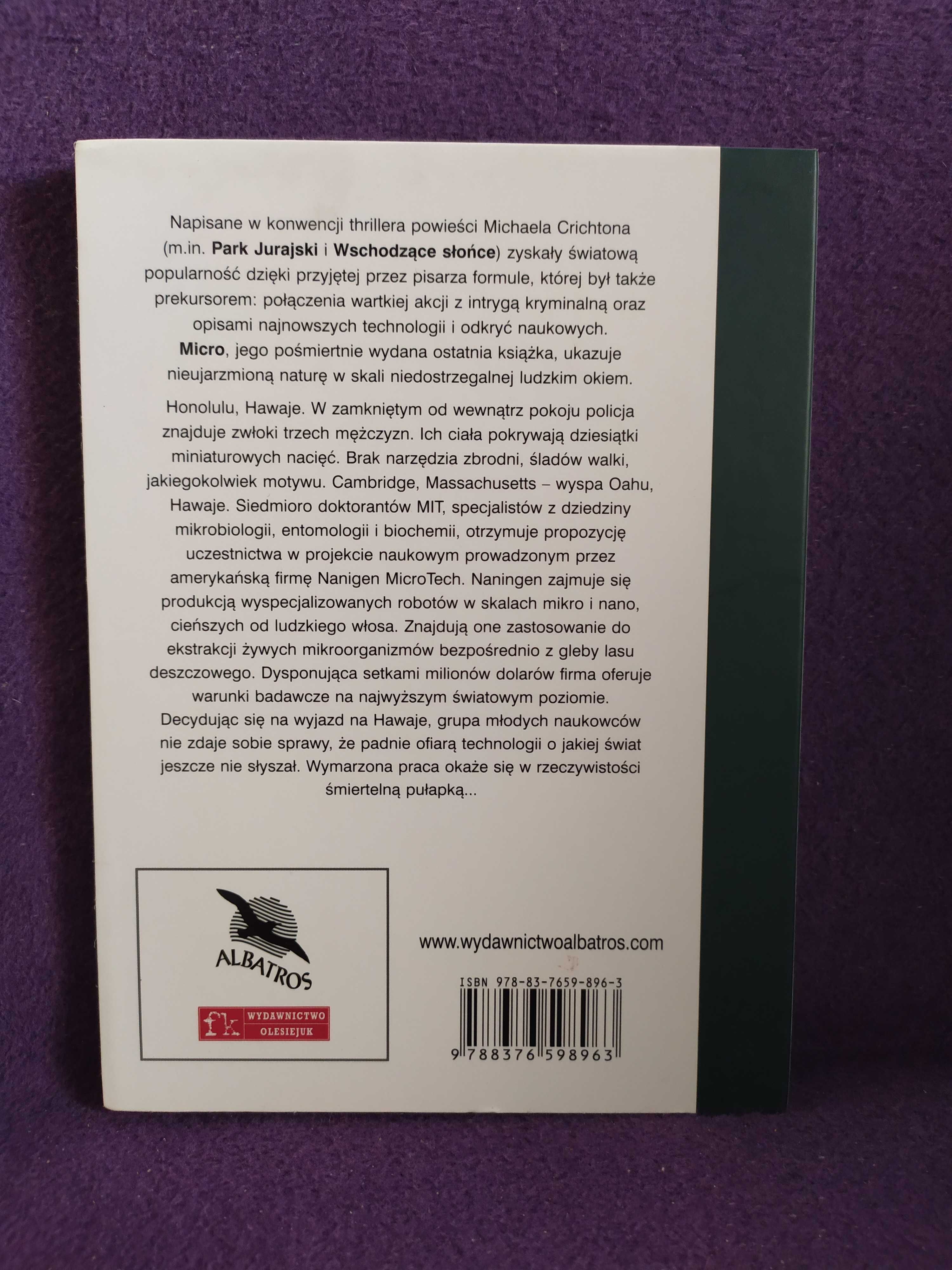MICRO - Michael Crichton, Richard Preston