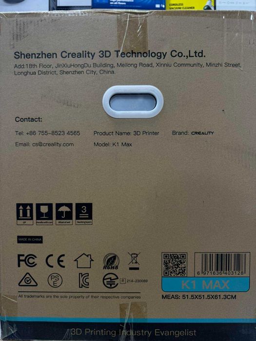 3D Принтер Creality K1 Max — Новий, в коробці! / ГАРАНТІЯ 12 МІС /