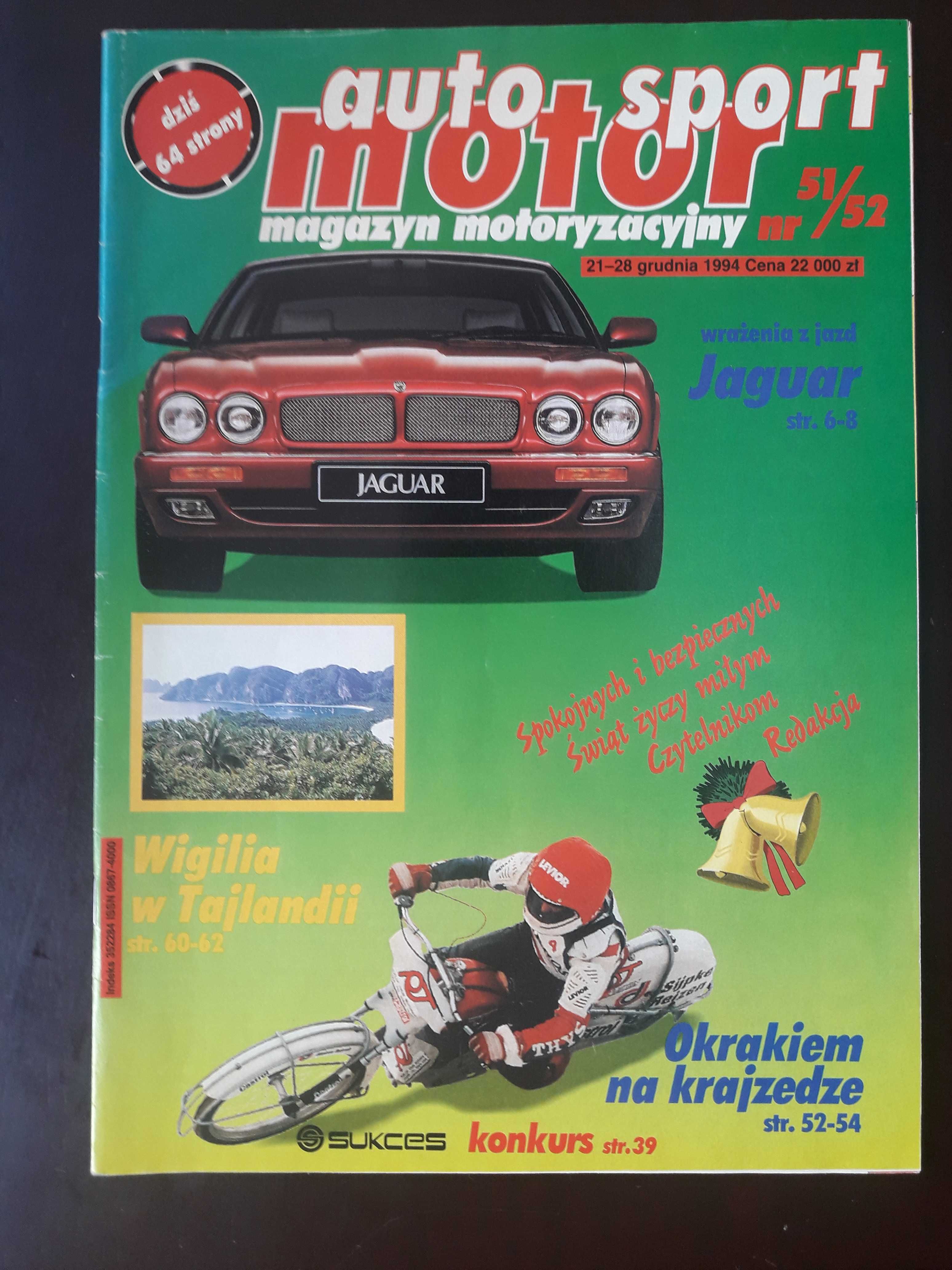 Tygodnik Auto Motor Sport Nr. 51/52 z 1994 roku