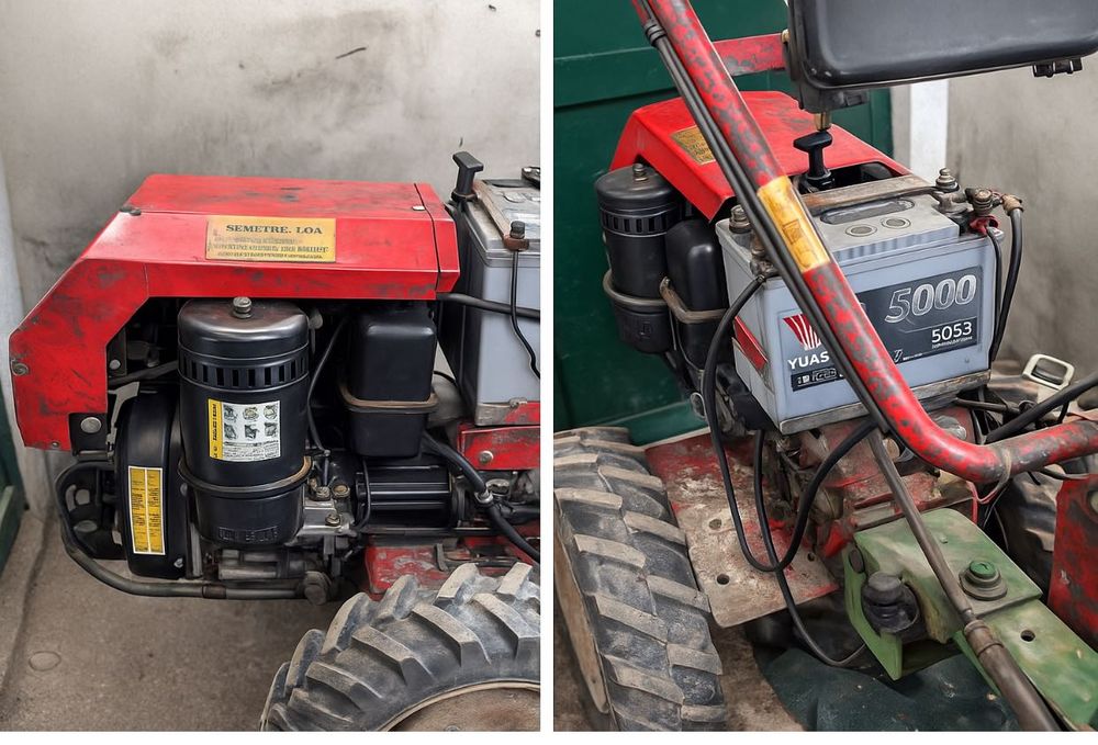 Moto-cultivador Lombardini 14 cv + Alfaias + Atrelado