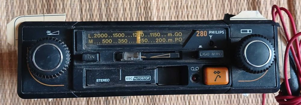 Philips 280 ретро автомагнитола