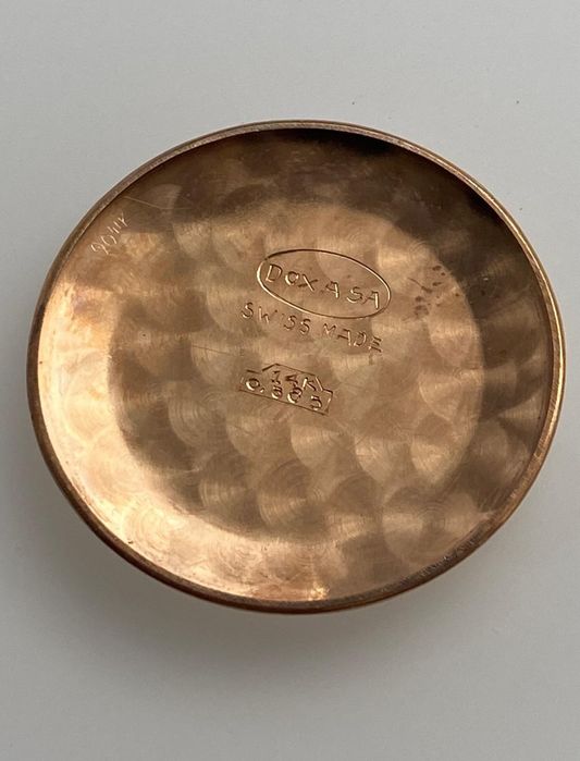 Złoty zegarek Doxa 14 k. Krab vintage