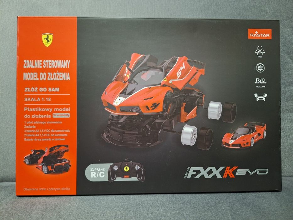 FERRARI Fxxk EVO zdalnie sterowany do złożenia