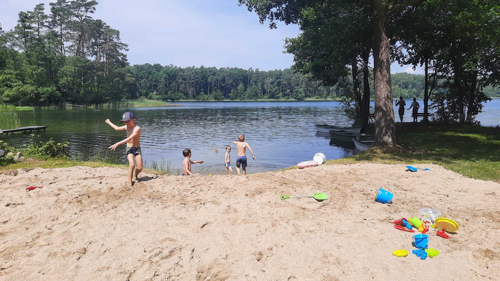 Mazury. Wczasy 70m do jeziora, wyżywienie, kajaki łódki rowery w cenie