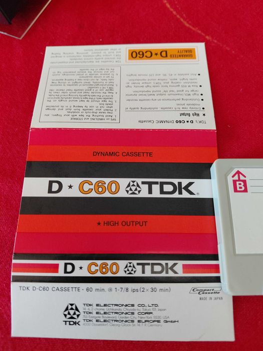 Cassete áudio TDK