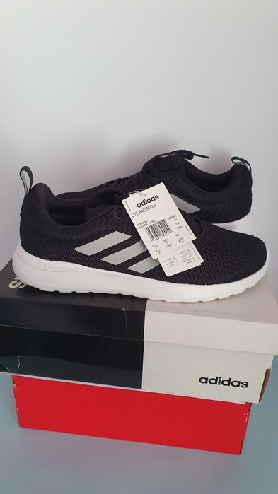 Sneakersy nowe czarne sportowe Adidas Lite Racer rozmiar 44