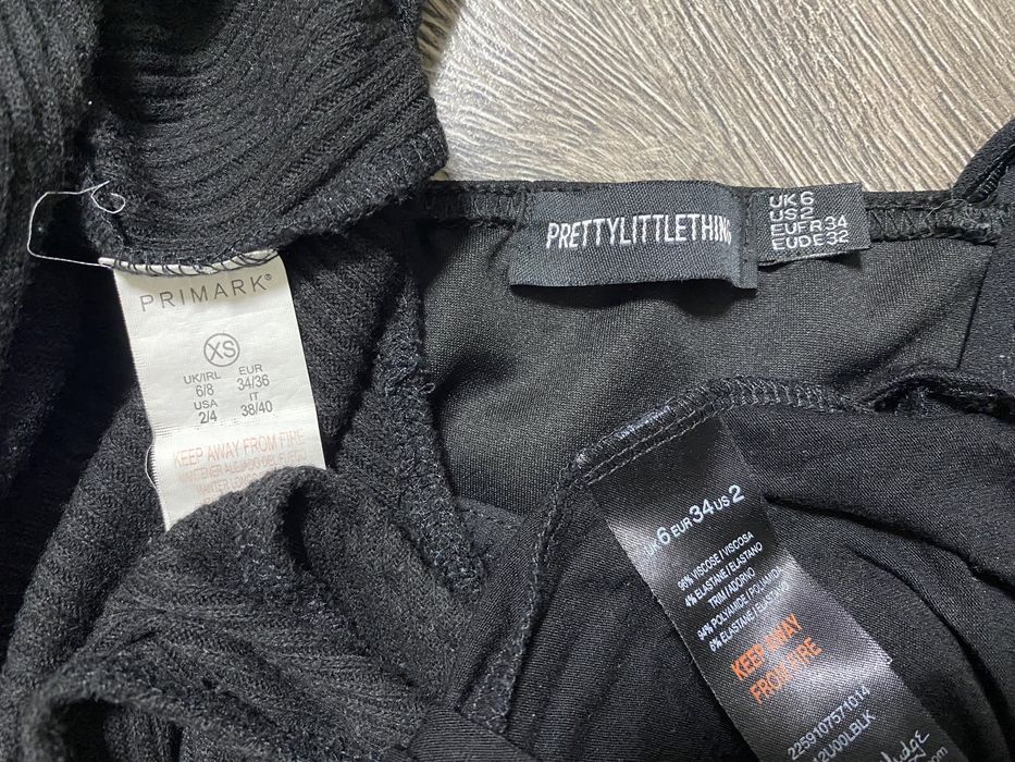 Жіночі чорні боді XS ціна за всі‼️PLT, Primark