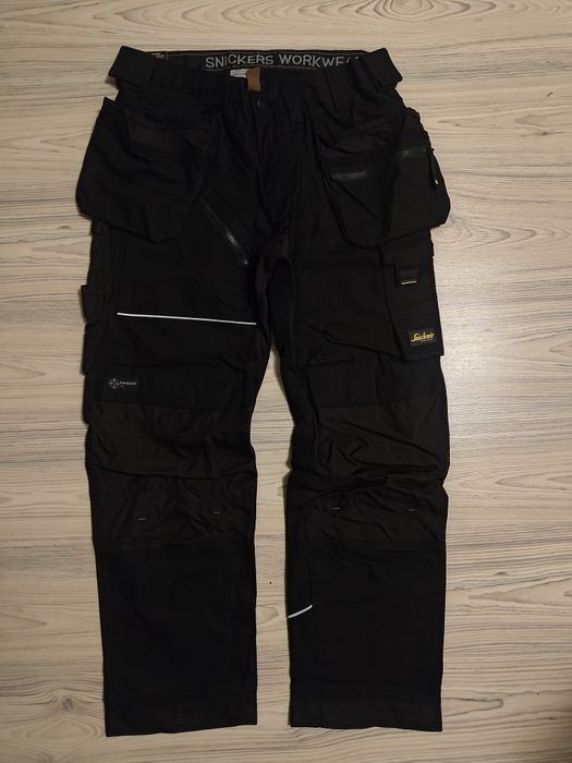 6214 Snickers RuffWork 52 Canvas+ grube spodnie robocze serwis instal
