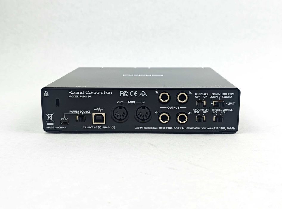 Roland Rubix24 аудіоінтерфейс звукова карта (Loopback)
