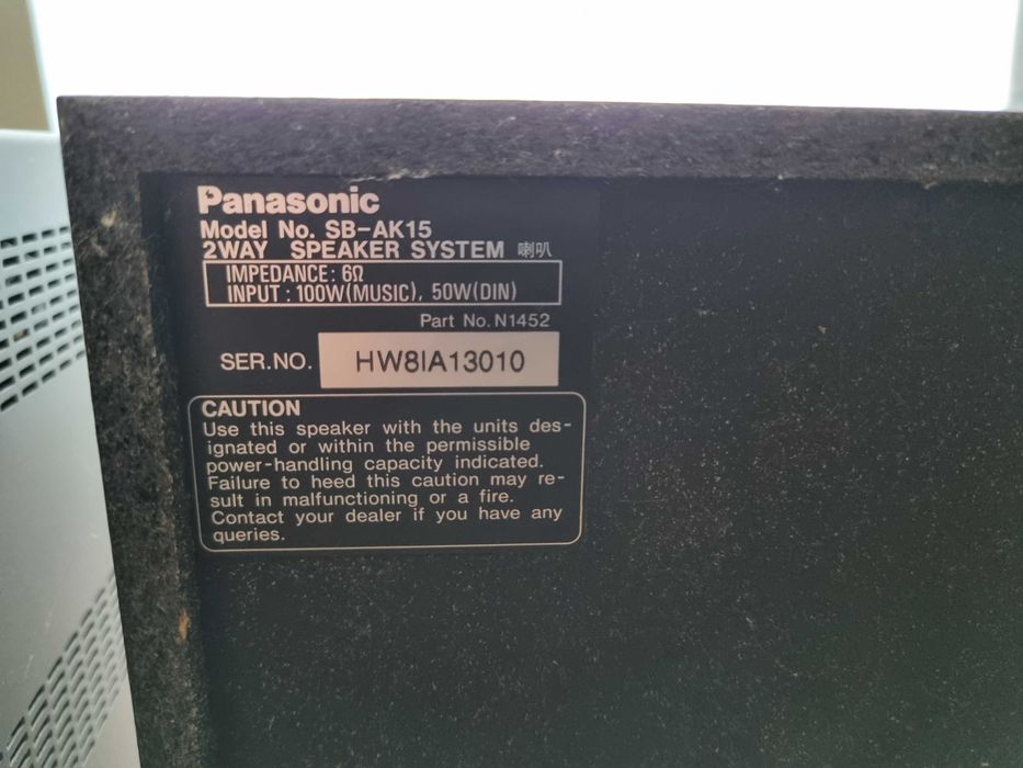 Wieża stereo Panasonic