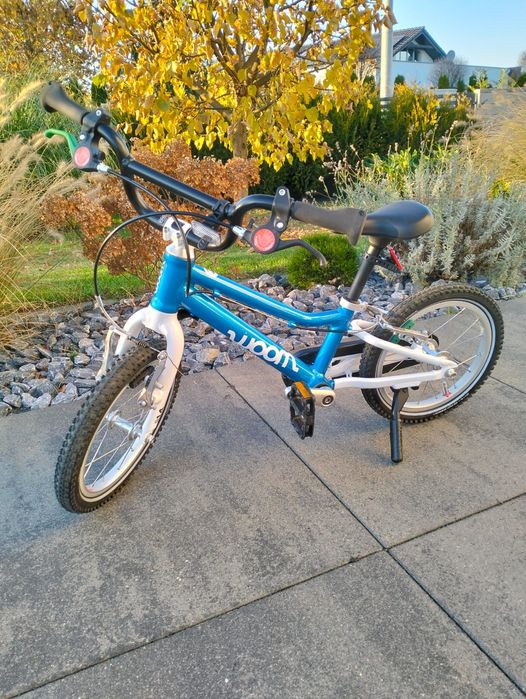 Rower Woom GO 2 metallic blue niebieski rowerek 14 cali