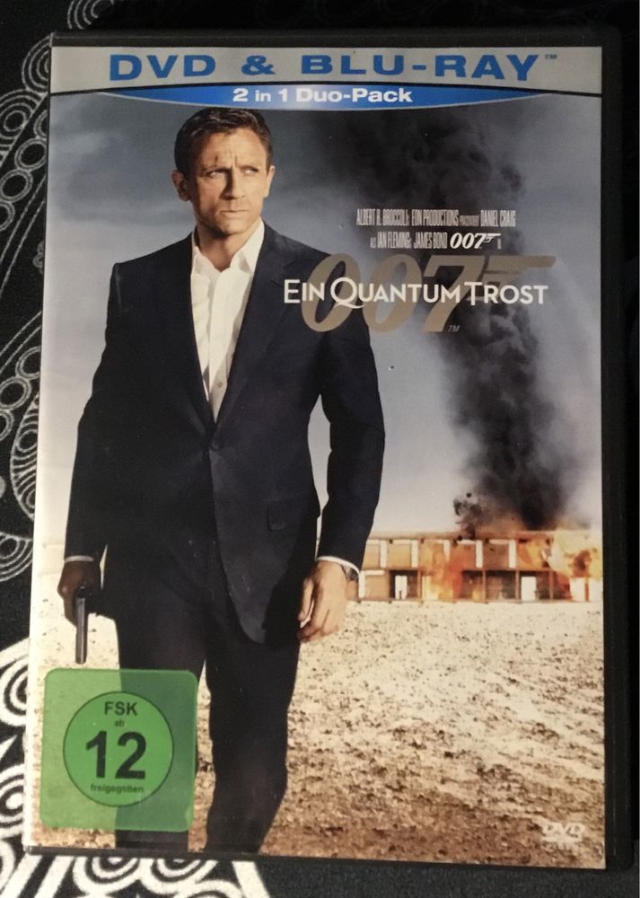 007 Quantum of Solace Blu ray e DVD