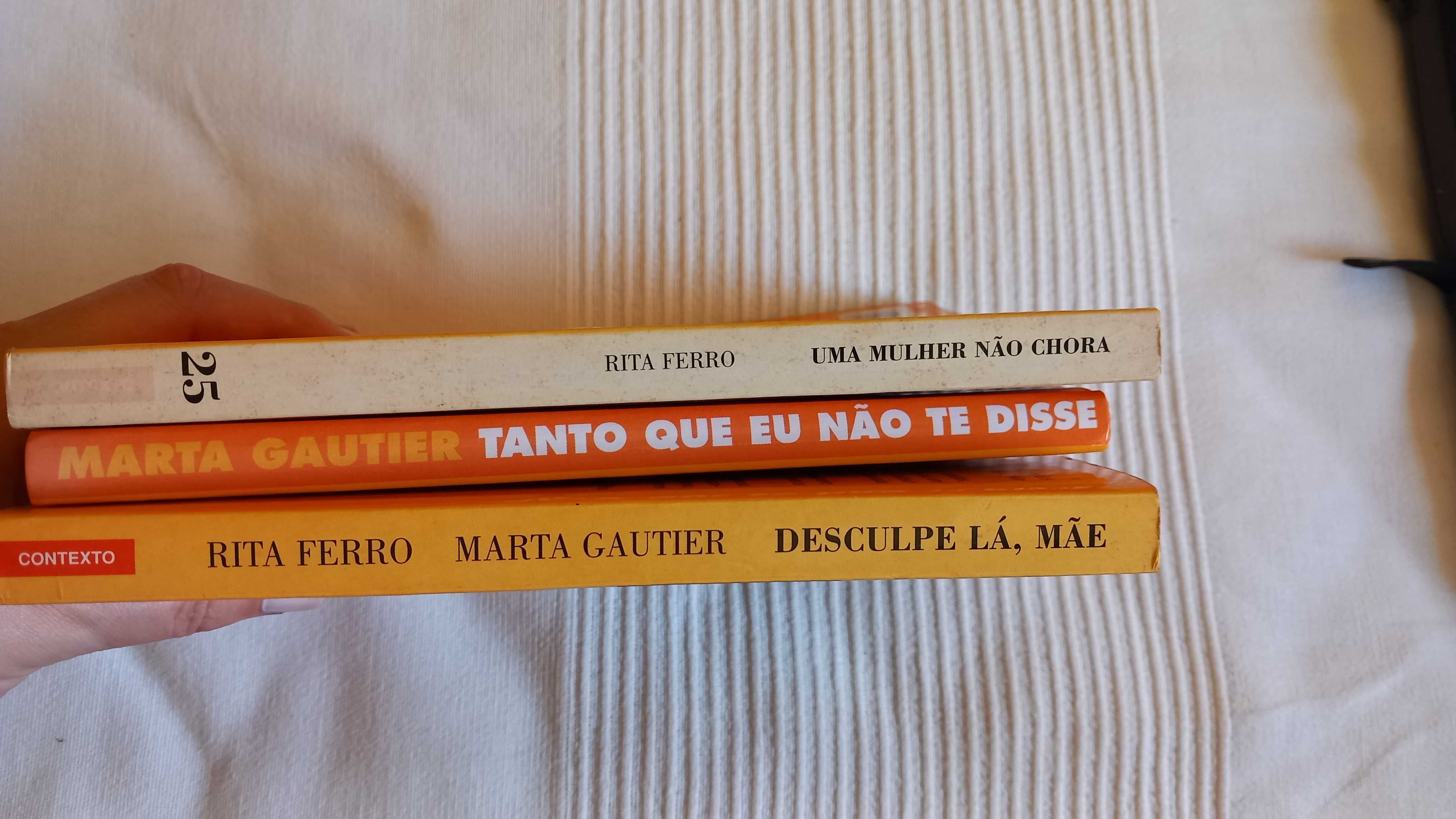 Livros Rita Ferro e Marta Gautier