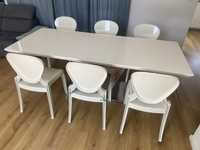 Stół rozkadany z 6 krzeslami