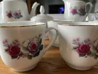 Zestaw do kawy chińska antyczna porcelana