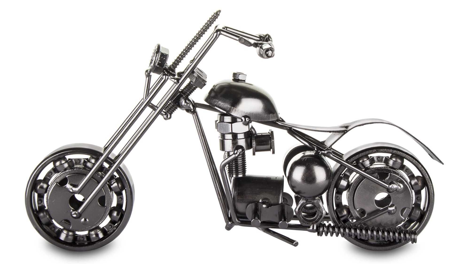 Motocykl motor metalowy 20 cm dekoracja