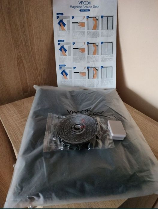Moskitiera magnetyczna na drzwi balkonowe