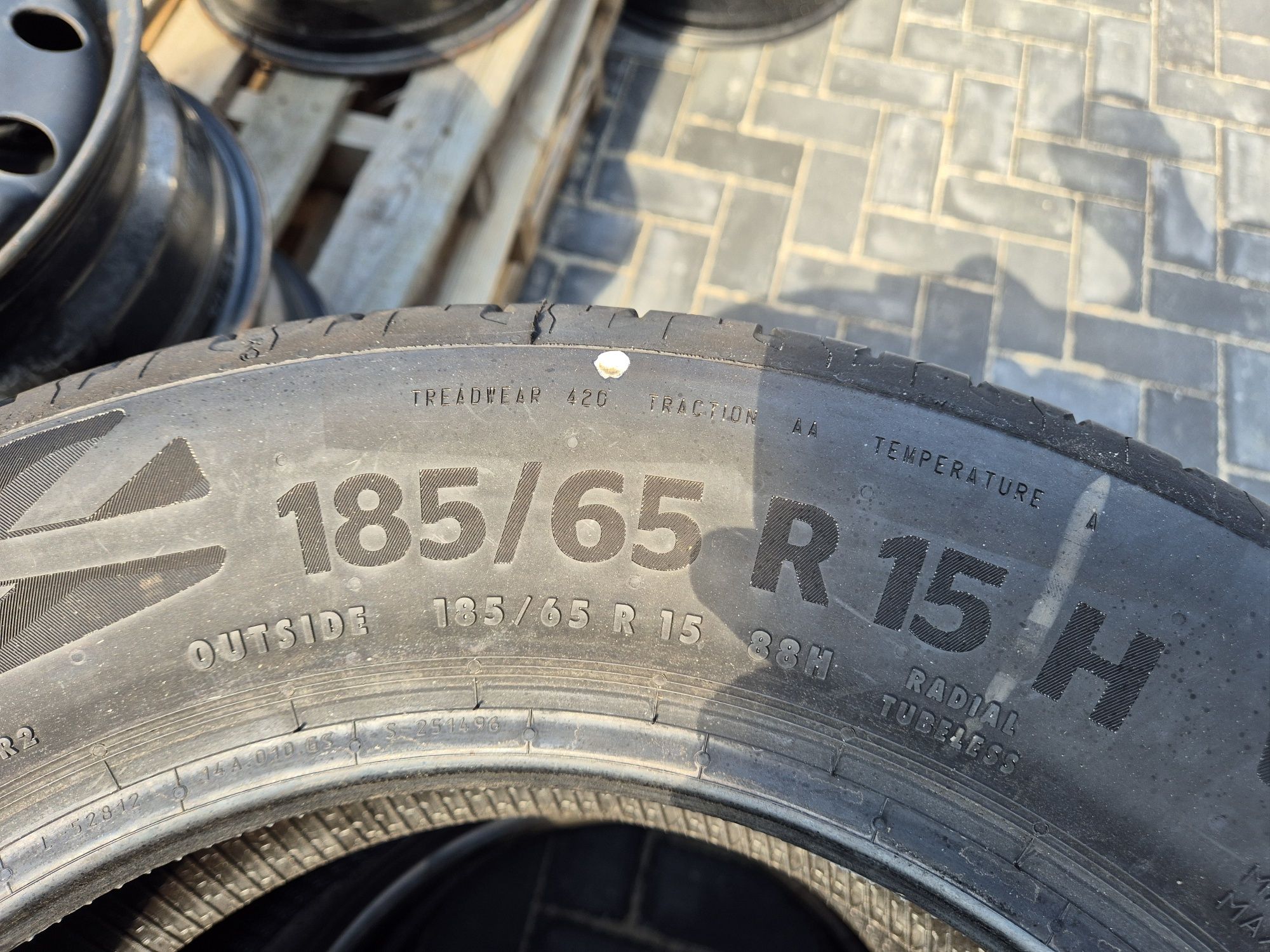 Continental ecocontact 6 185/65/15 88H rok 2022 Nowa 1sztuka