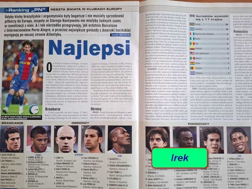 Tygodnik "Piłka Nożna" - rocznik 2007