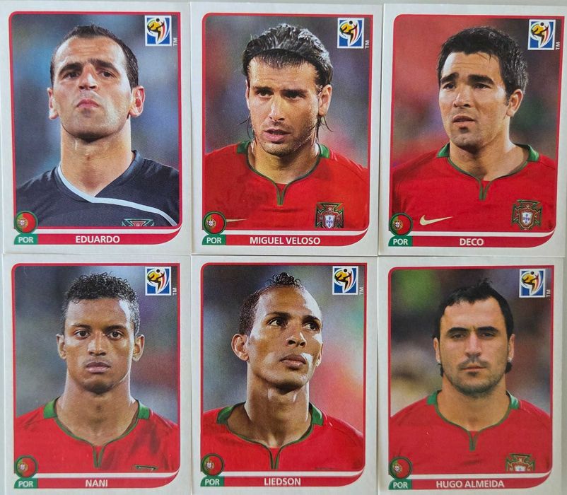 Cromos Panini Mundial 2010 África do Sul