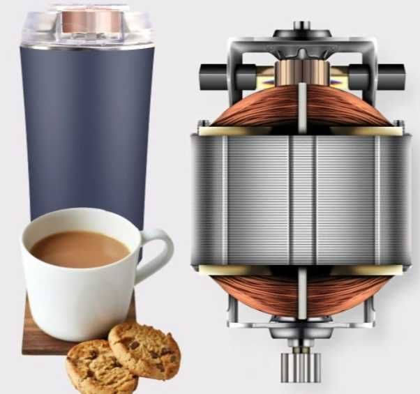 Elektryczny młynek do mielenia kawy, przypraw,mocny, zestaw na prezent