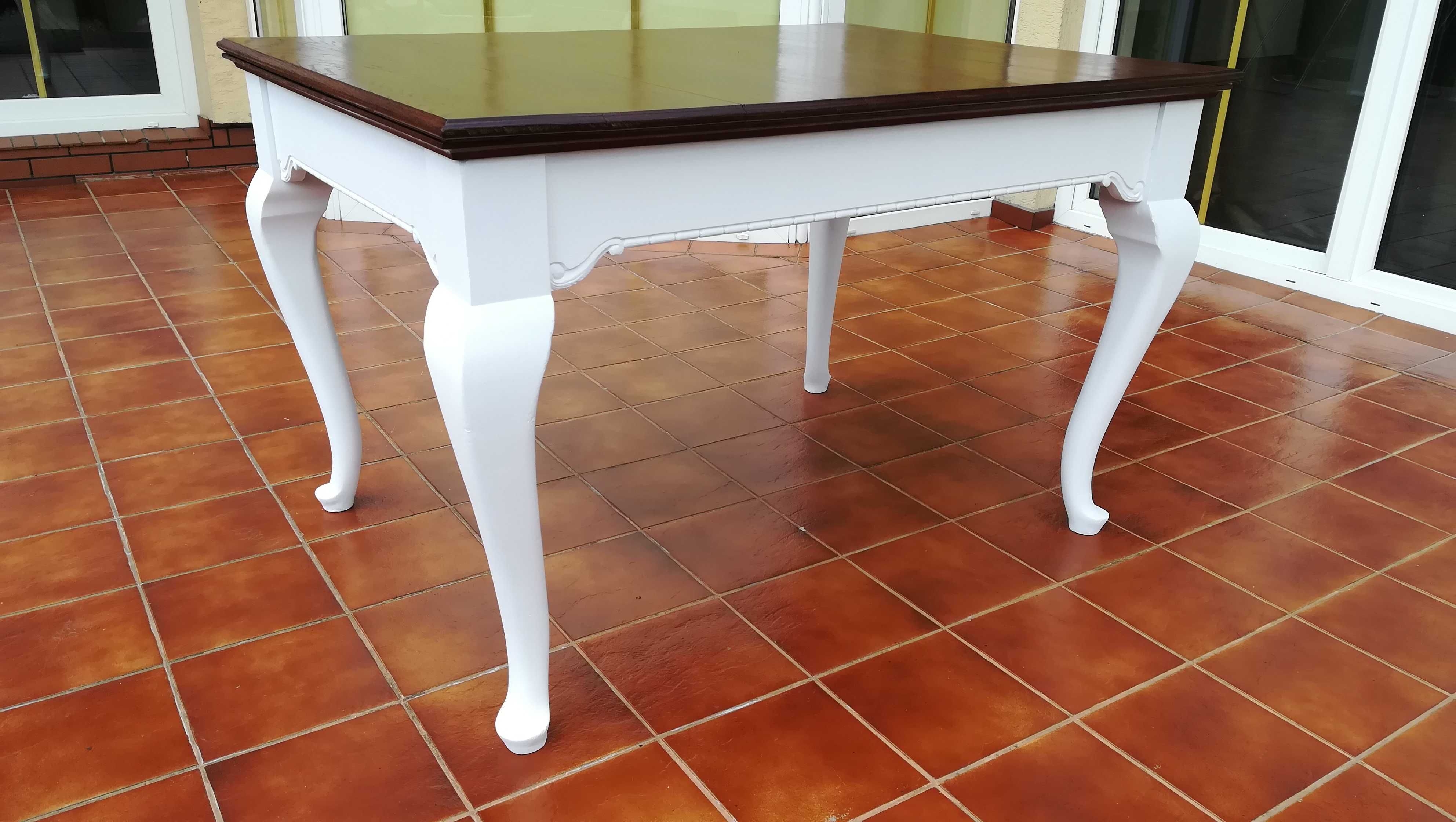 Stół drewniany prostokątny stylowy ludwik antyk  stolik okrągły ława