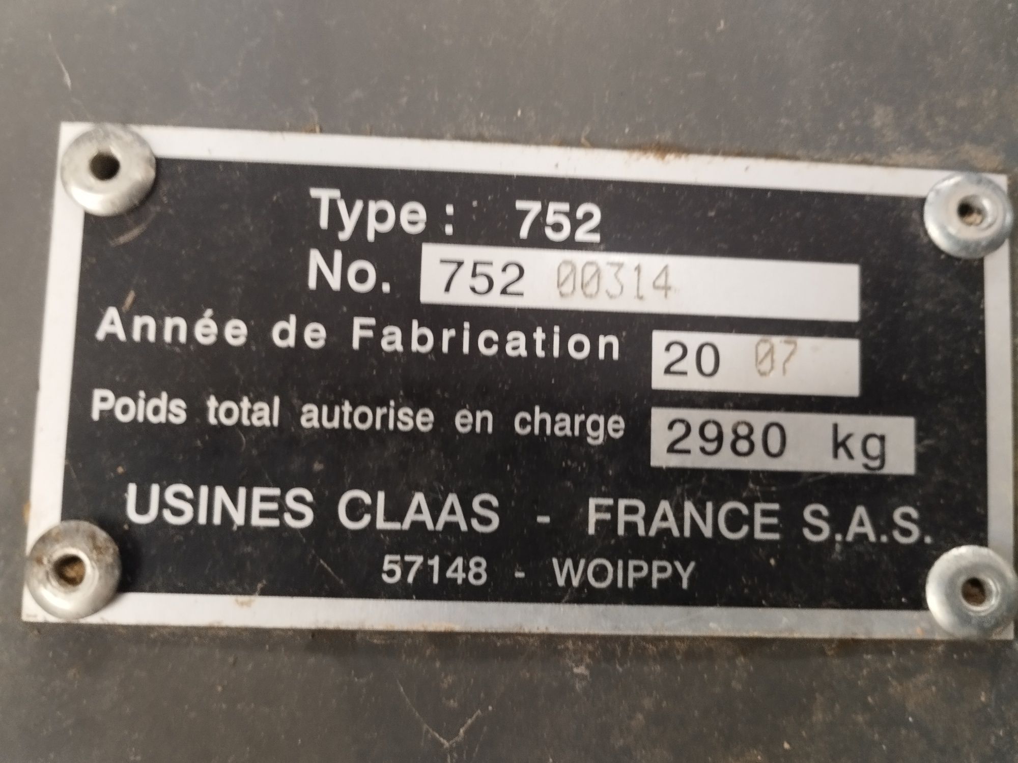Claas Variant 380