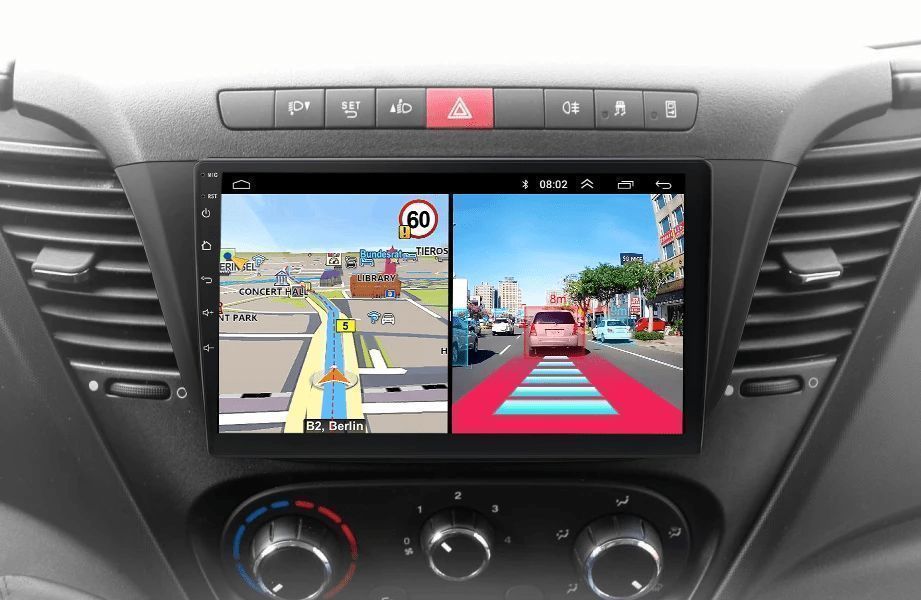 Radio 2-DIN CarPlay Android do Iveco Daily 2014 - 2021, 1GB, 32GB