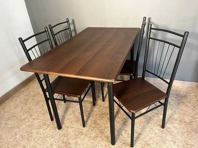 Mesa 4 cadeiras NOVAS cafes restaurantes particulares paga na entrega