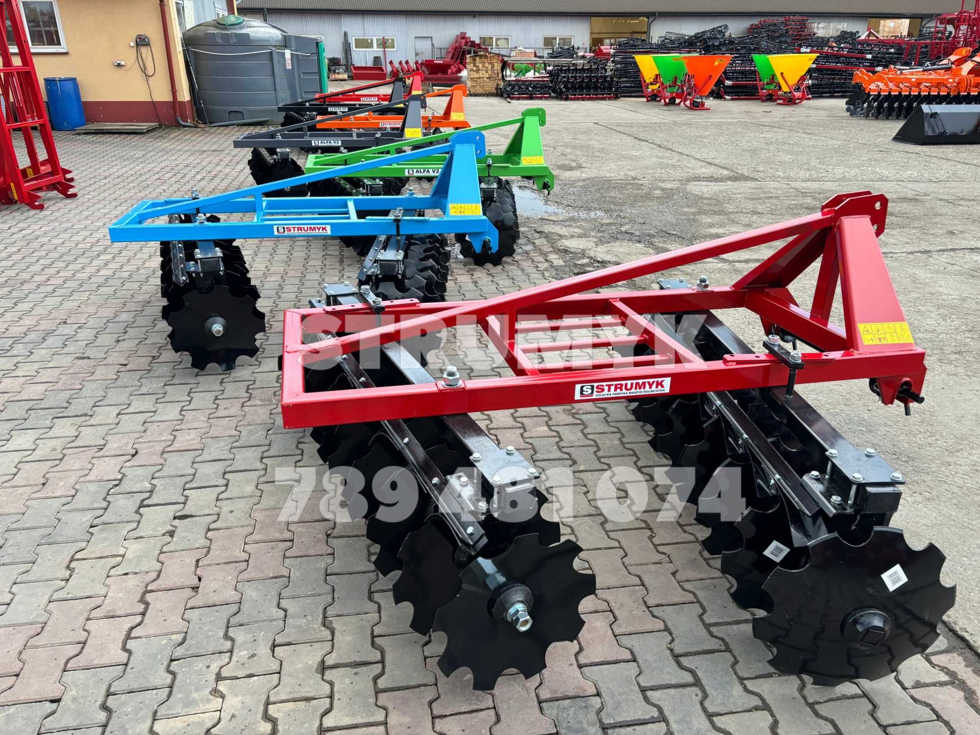 BRONA talerzowa/talerzówka V/X Strumyk 1,4- 3,4 m ALFA mocowanie/wał