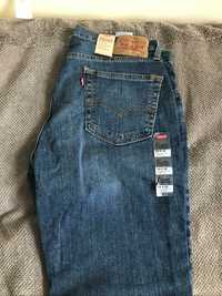 Jeansy Levis 559 W34 L32 Nowe z US