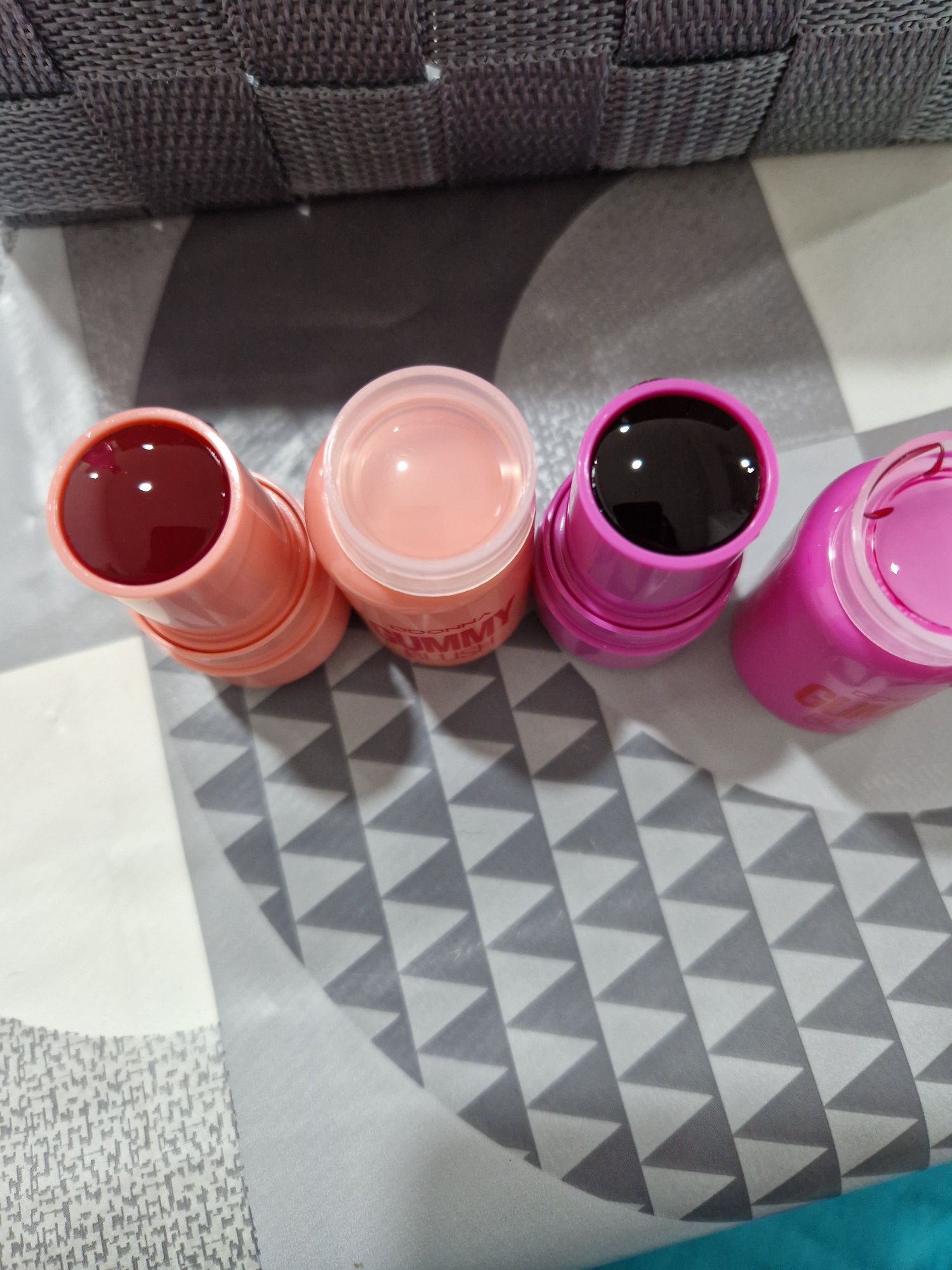 Blush em gel rosa