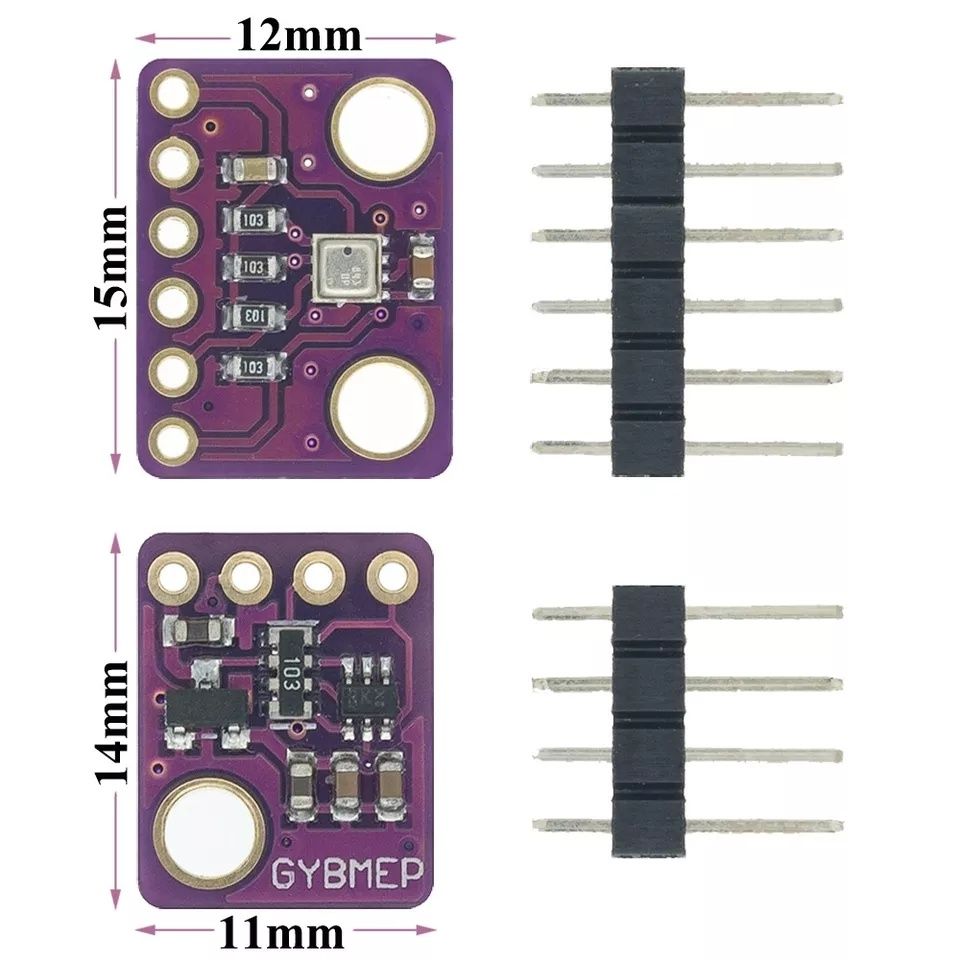 Czujnik BME280 temperatura ciśnienie 5V i 3.3 v   2 szt