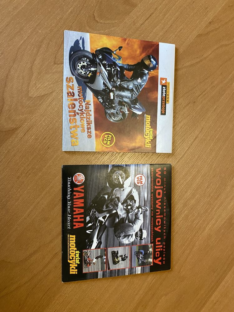 Filmy VCD Wojownicy Ulicy oraz Najdziksze Motocyklowe Szaleństwa