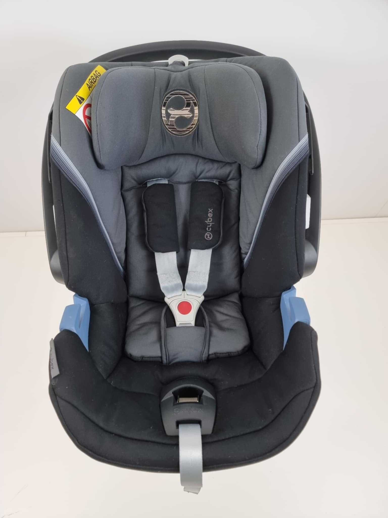 Fotelik Cybex Aton 5 Granite Black 0-13 kg nosidełko