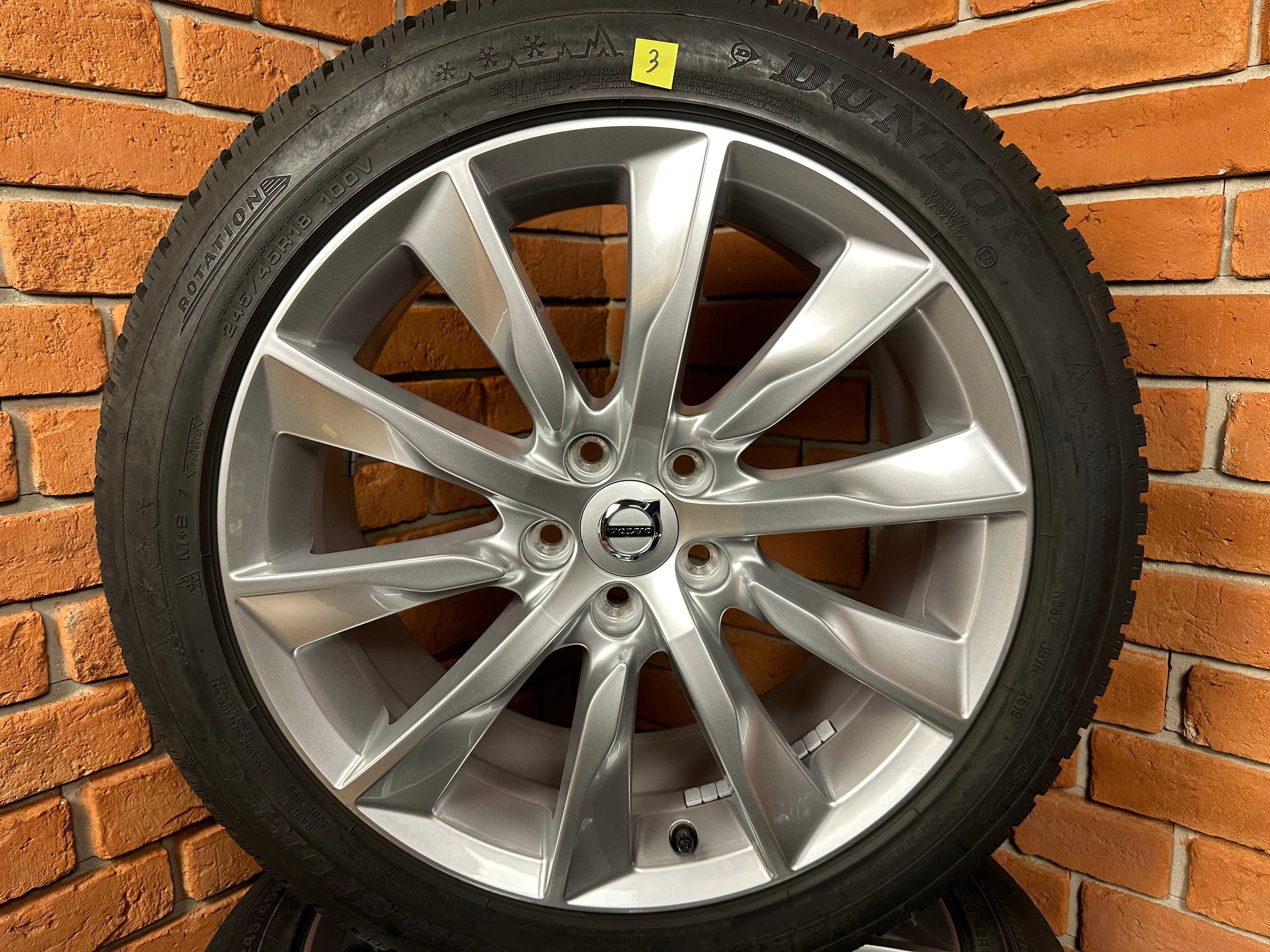 Koła Felgi 18 5x108 Volvo S90 V90 Zimowe Dunlop 2020