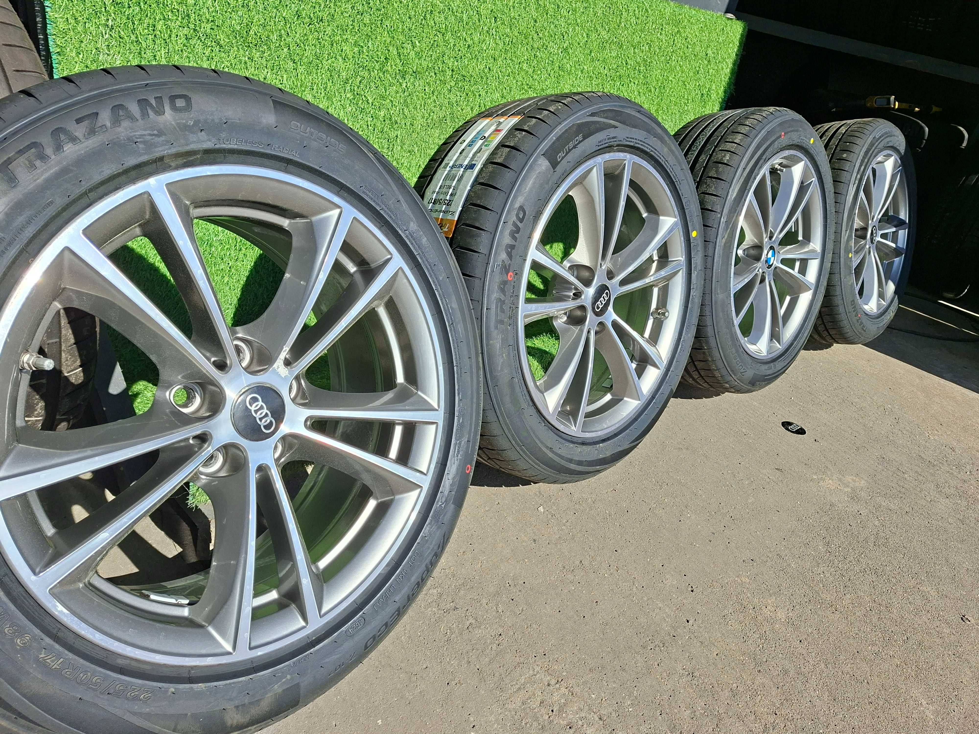 K9 Nowe KOŁA LETNIE,ALUFELGI 17 5x112 AUDI A4 B7,B8,B9,A6 C6,BMW G20.