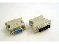 Przejściówka DVI na VGA Female Adapter DVI-VGA DVI-HDMI