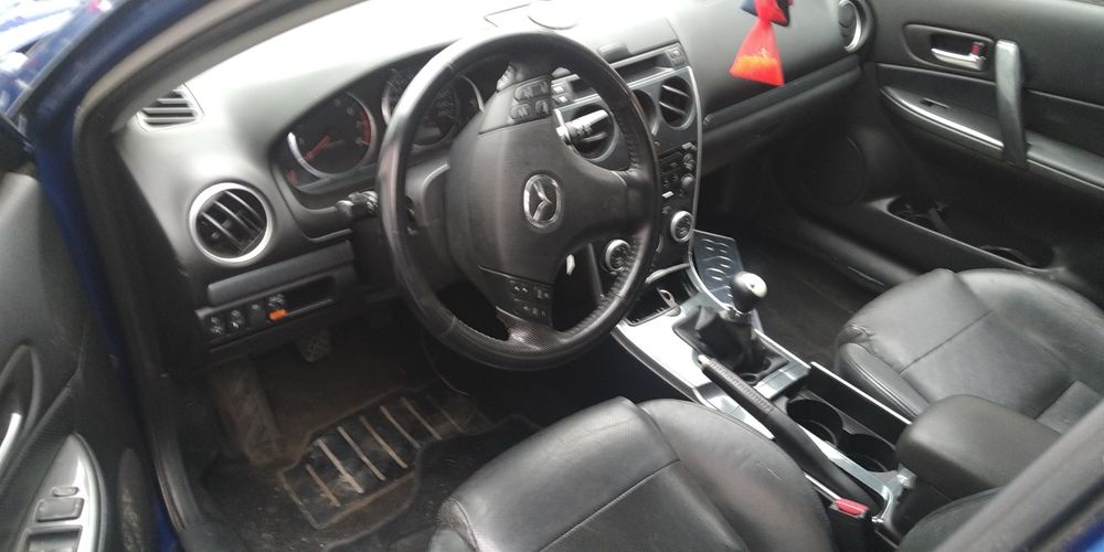mazda 6 kombi drzwi koła klapa fotele skóra konsola deska
