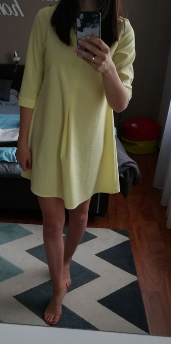 żółta sukienka damska