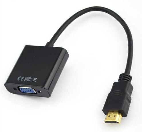 Адаптер-конвертор HDMI на VGA (перехідник) Converter емулятор монітора