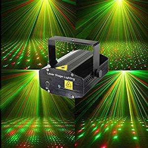 Laser Projector for Parties, Bars, and Discos – Green and Red – with Tripod64297867197825121