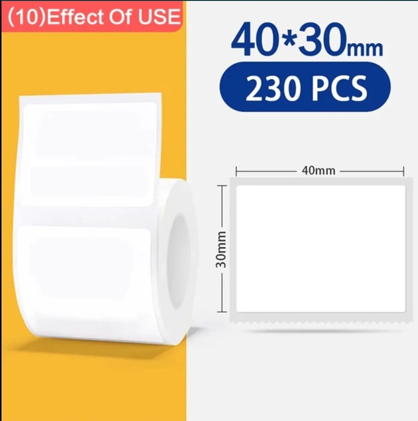 Етикетки для принтера NIIMBOT різних розмірів white  FOR B1/B21/B3S