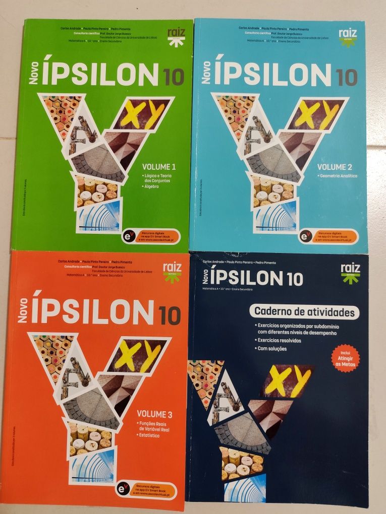 Novo Y Ípsilon 10 - Matemática A 10° Ano - Manuais (Novo)
