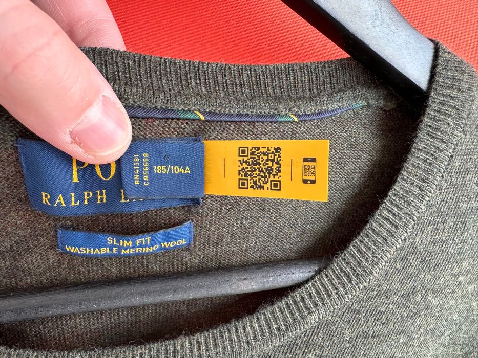 Polo Ralph Lauren чоловічий шерстяний світер светр джемпер розмір XL