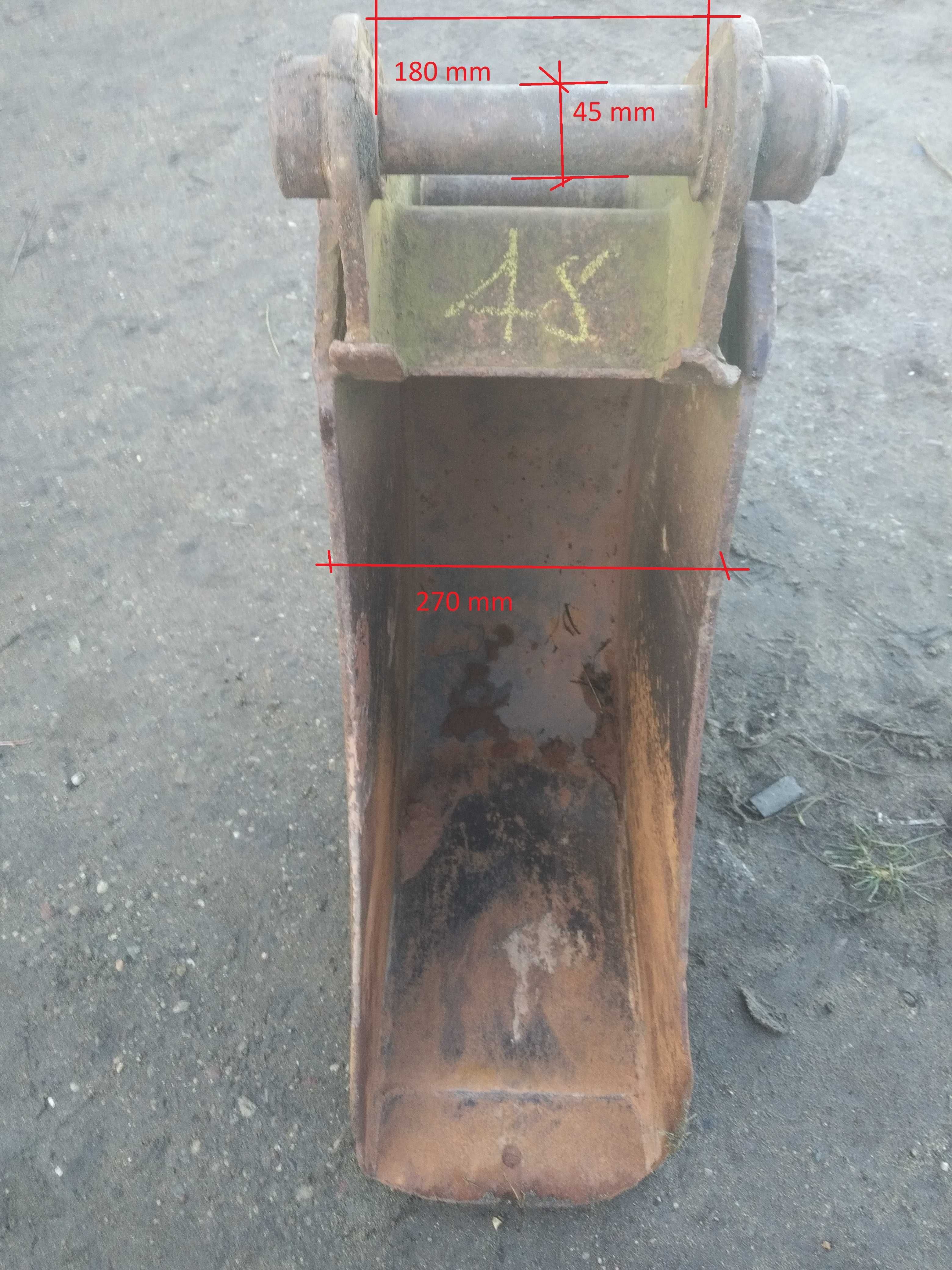 Łyżka do  koparki  szeroka 27 cm